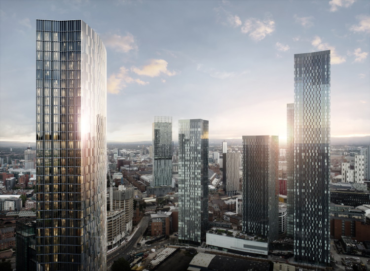 The Blade, Luxury residential property in the City Centre, Manchester.