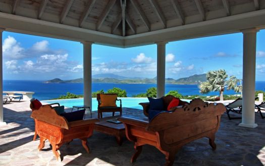 Luxury property for sale in Nevis, St Kitts, the Caribbean.