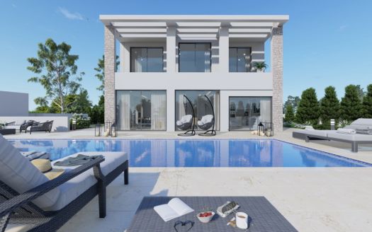 Detached villa for sale in the Sea Caves are of Paphos, Cyprus